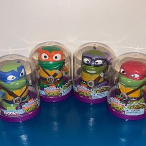 Rare Teenage Mutant Ninja Turtles Booksy Collectibles - Complete Set of 4